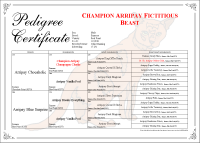 4 Generation Copperplate Pedigree