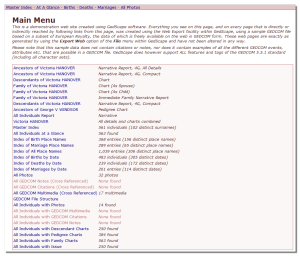 Main Menu